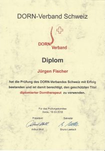 Diplom DORN Therapeut