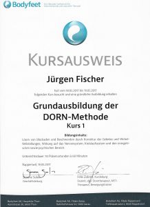 Grundausbildung DORN-Methode Kurs 1