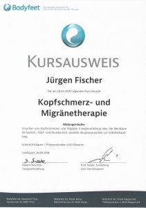 Kursausweis Kopfschmerz- und Migränetherapie